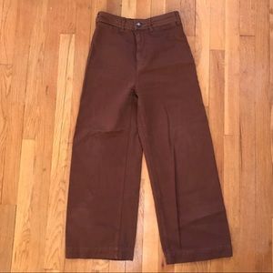 Free People Billie Pants Brown Size 25